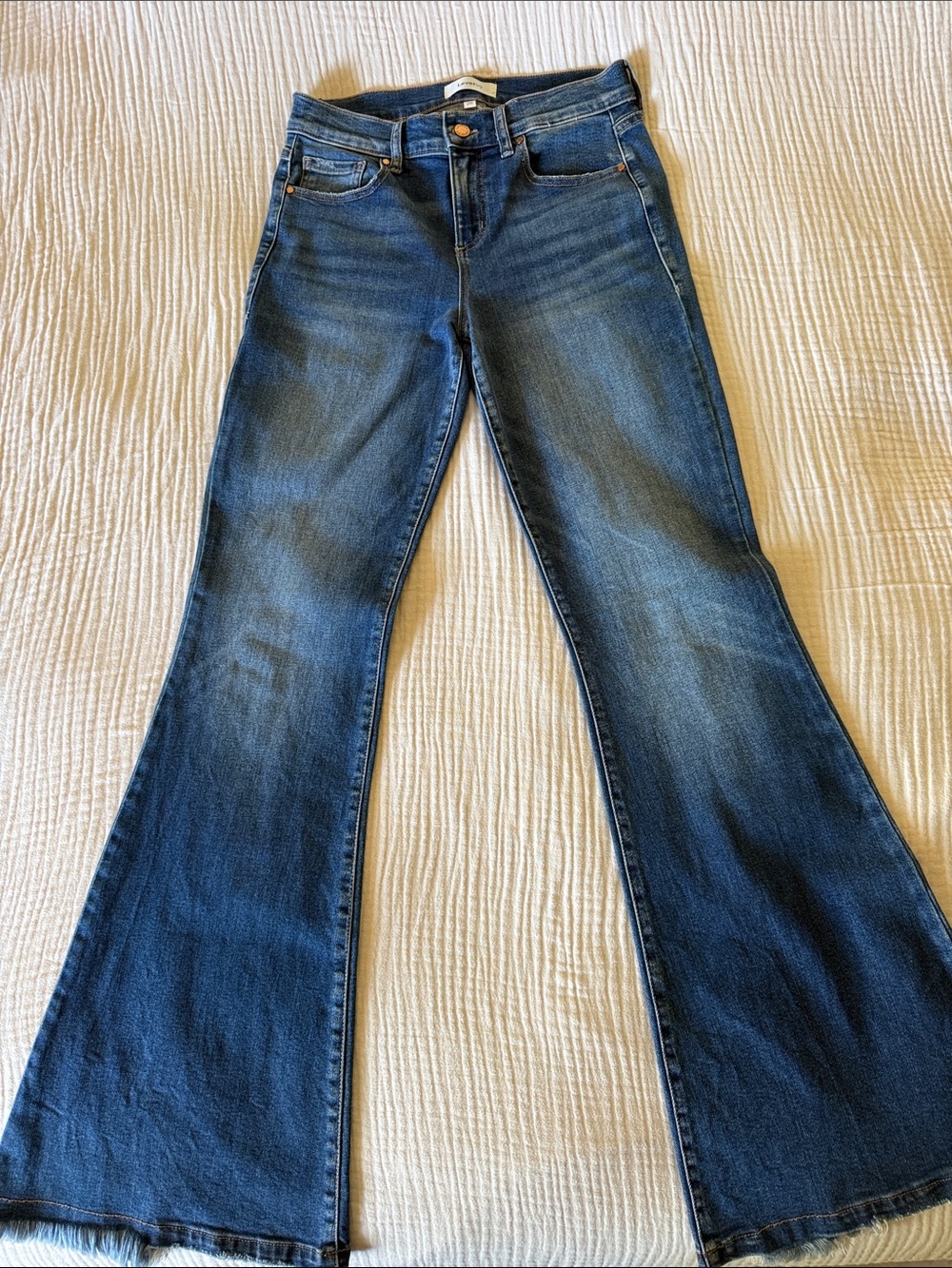 Level 99 Women’s Dark Blue Flare Jeans